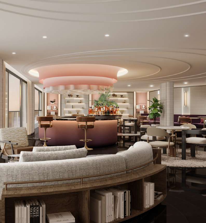 Co-working space lounge
