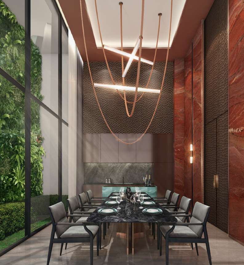 Co-kitchen and common dining